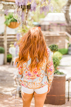Blouse, Gianni Print, Size Small, SALE!
