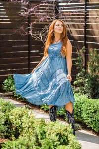 Dress, Sleeveless with Lace-Up Front (9 Color Options)
