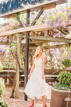 Dress, Spaghetti Strap in Ivory - Style HC63