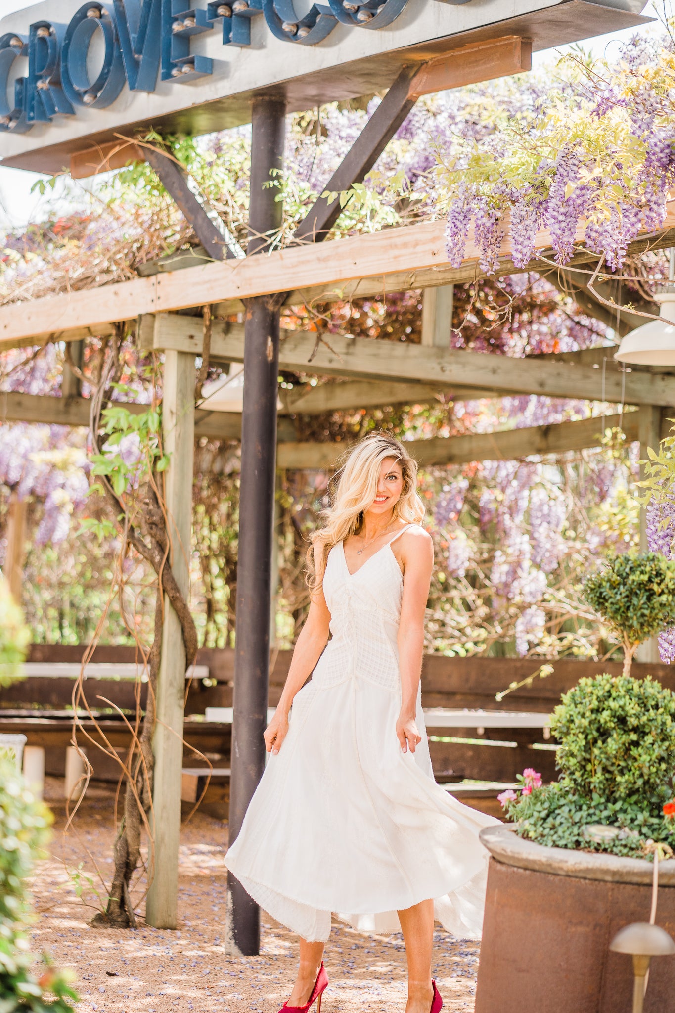 Dress, Spaghetti Strap in Ivory - Style HC63
