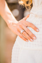 Ring, Marquise CZ Stone in Sterling Silver - Size 6 - Sale!