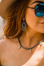 Earrings, Turquoise Chandelier Single Tier, 325CT