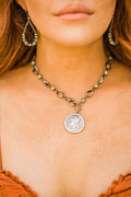 Vintage Medallion & Chain Necklace – SALE!