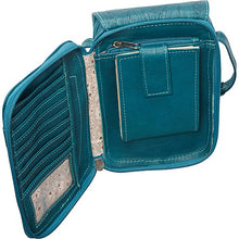 Handbag, Cross Body Purse, Hand Tooled Leather, Multi Colors 9463