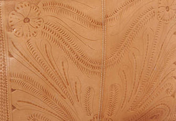 Carry On Bag in Hand Tooled Leather, Multi Colors - 823
