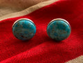 Turquoise Cuff Links — Square or Round