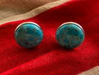Cuff Links, Turquoise, Square or Round