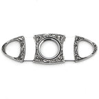 Cigar Cutter, Hand Engraved Sterling Silver - CG-CT
