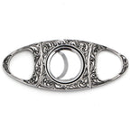 Cigar Cutter, Hand Engraved Sterling Silver - CG-CT