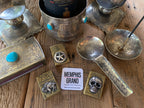 Zippo Lighter with Sterling Silver Texas Ranger Star, Engraved Custom Brass Armor