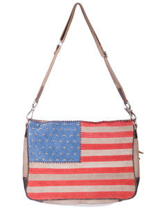 Suede-Leather-American-Flag-Handbag-by-Scully-B124
