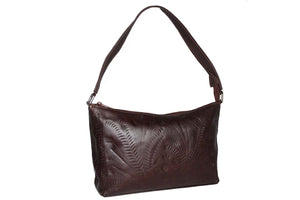 Handbag, Hand Tooled Leather Purse, Multi Colors 356