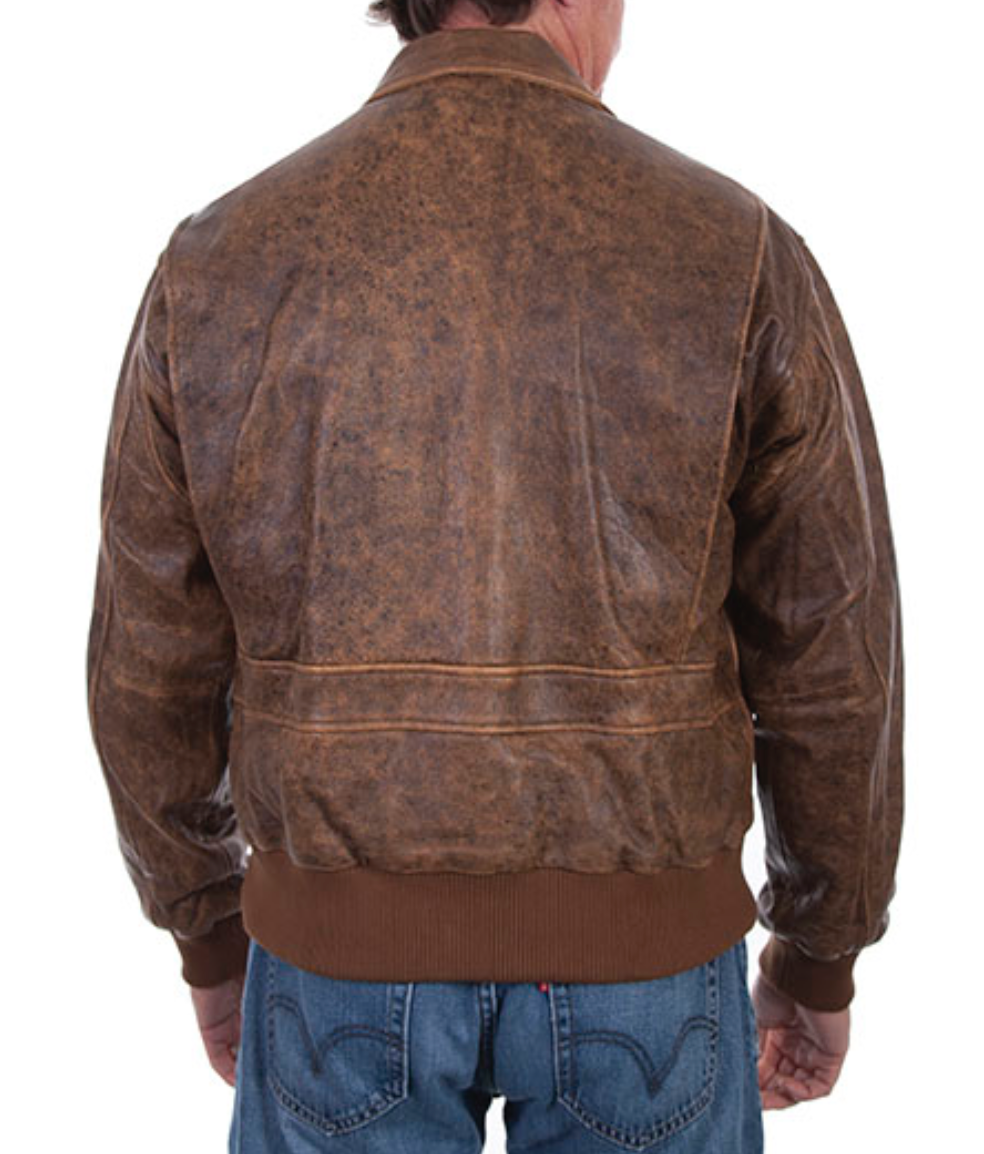 Vintage-Brown-Leather-Bomber-Jacket-by-Scully-714
