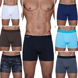 Men's Boxer Brief w/Fly, Underwear, 7 Colors, 4501T