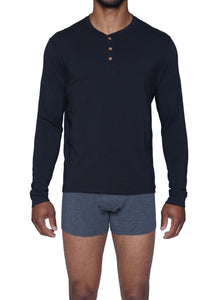 Henley, Long Sleeve, 8 Colors