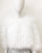 Jacket, Marabou Feather Bolero - Linda Richards - Style FT084