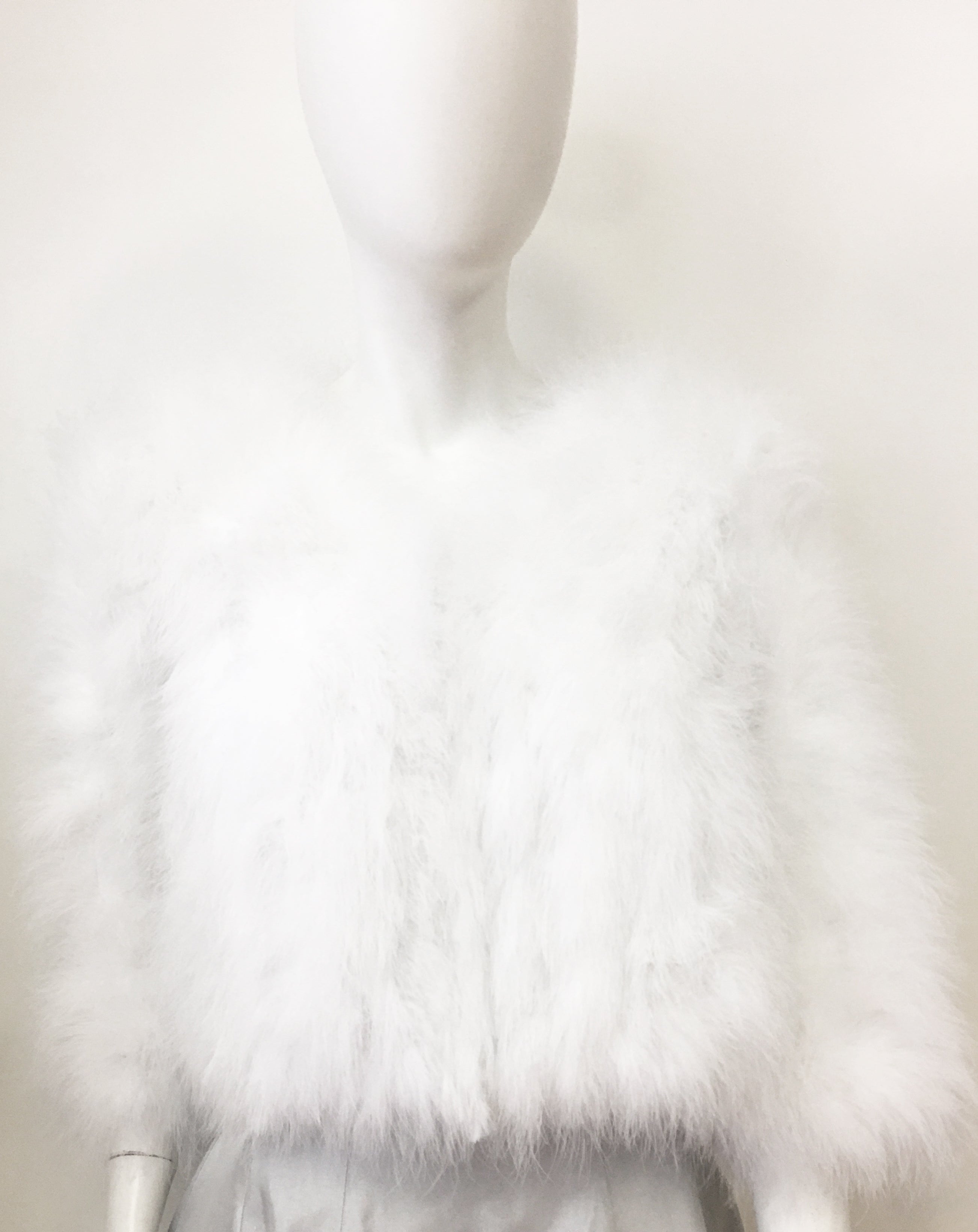 Jacket, Marabou Feather Bolero - Linda Richards - Style FT084