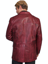 Blazer, Leather Western Cut Black Cherry 501-179